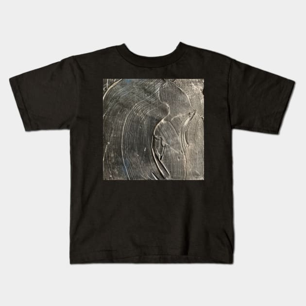 Abstract6111 Triptych 1 of 3 Kids T-Shirt by hdconnelly